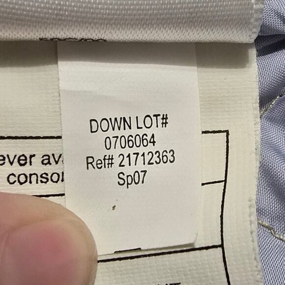 Eddie Bauer Tan Quilted Goose Down Jacket Sz XL - Picture 10 of 12